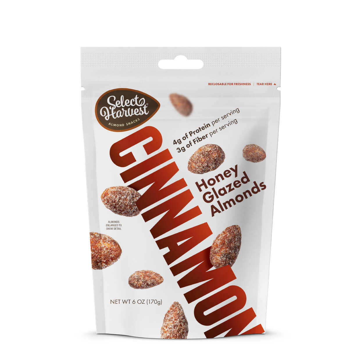 Cinnamon Honey Glazed Almonds--NEW FORMULA