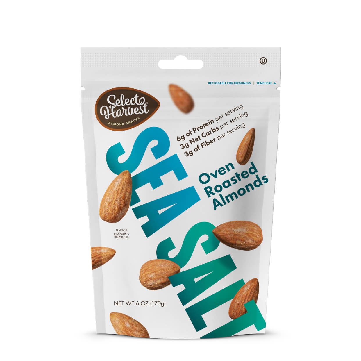 Oven Roasted Almonds with Sea Salt