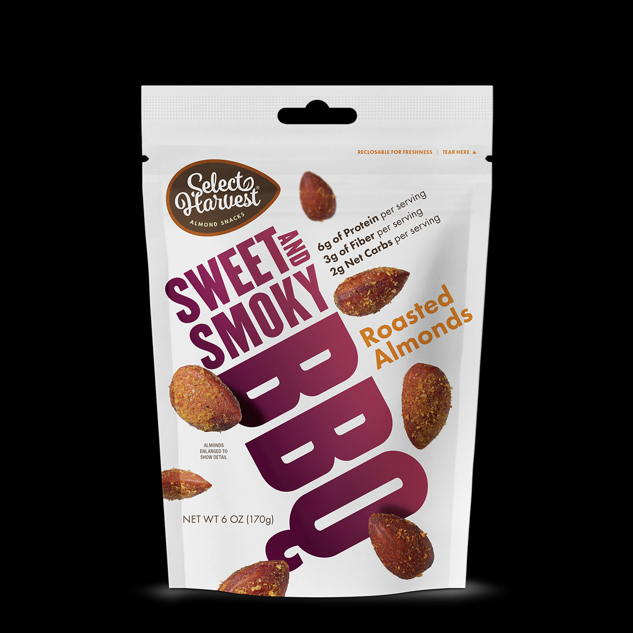 Sweet & Smoky BBQ Almonds