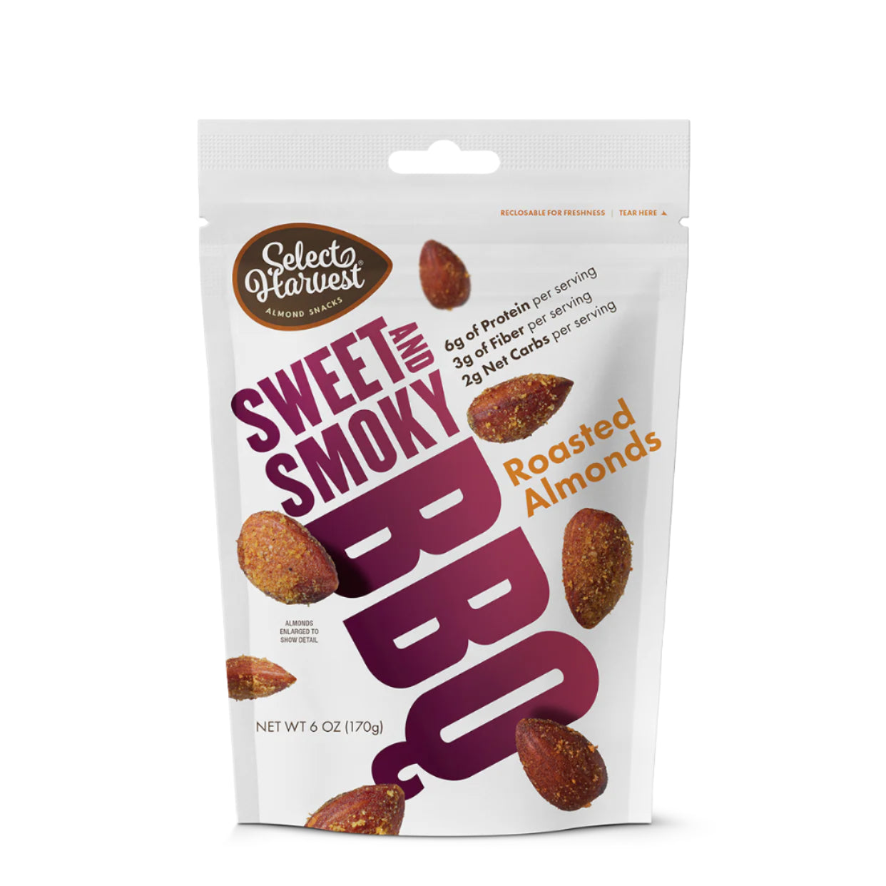 Sweet and Smoky BBQ Almonds - Case